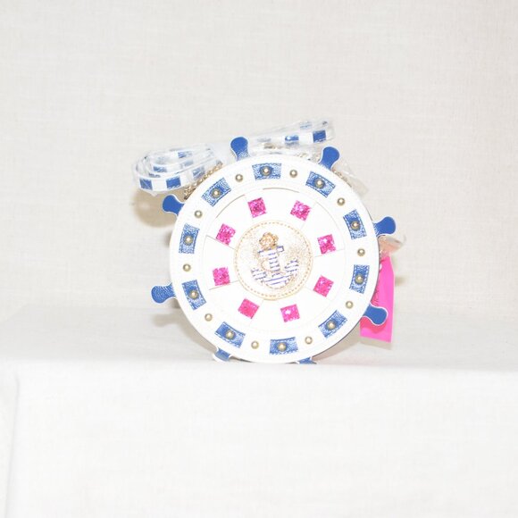 Betsy Johnson Nautical Crossbody "SEAS The DAY" Muti - Picture 6 of 8